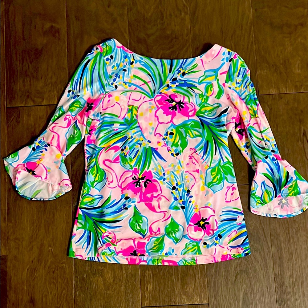 Lilly Pulitzer Floral Print Women's Top